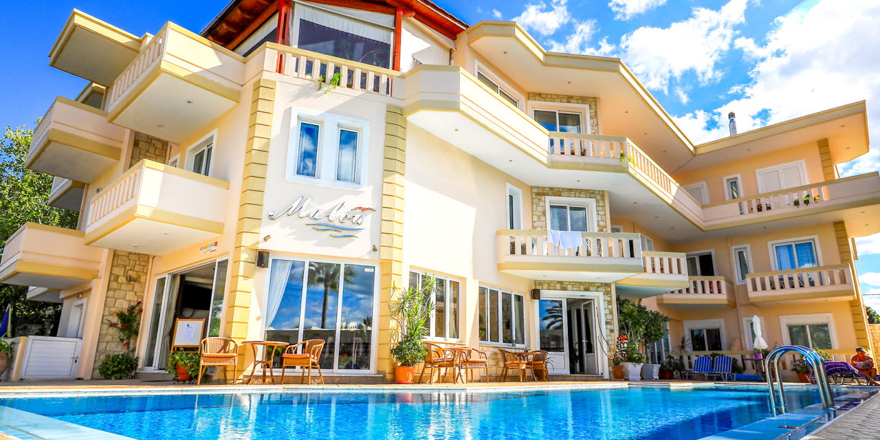 Malou Aparments Lækkert hotel på Kreta Bestil din rejse her