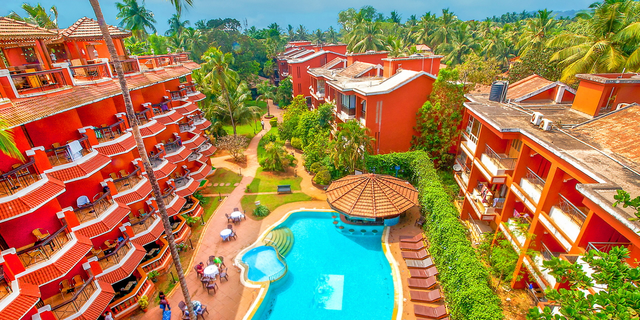 The Baga Marina Beach Resort & Hotel i Goa, Indien Bestil din ferie her!